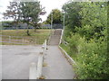 Steps up to a path to Waunddu, Pontypool