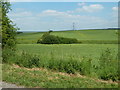 Fields by the former railway line