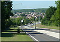 Loundsley Green Road across the valley of Holme Brook