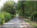 Brundon Lane and public footpath