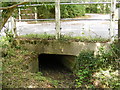 TM2665 : Culvert under the A1120 Several Road at Saxtead by Geographer