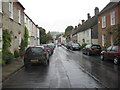 Long Street, Cerne Abbas, in the wet