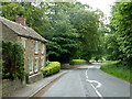 Road through Hollins towards Old Brampton