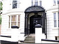 Art Nouveau style door shelter, Brighton