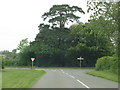 Road junction north of Hook Norton