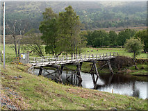 NH2338 : Footbridge over River Farrer by Trevor Littlewood