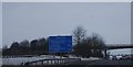 Motorway sign by the M40