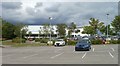 Car park and SW side of Coleg Gwent Pontypool campus