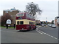 Preserved Reading Bus at the Wokingham Road terminus (1)