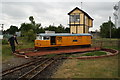 TG3018 : Turntable at Wroxham Bure Valley Railway station by Glen Denny