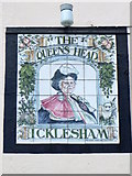 TQ8716 : Sign for the Queens Head by Maigheach-gheal