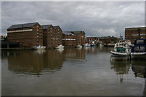 SO8218 : Gloucester docks by Christopher Hilton