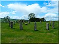 NZ1508 : Stone Circle at Mainsgill Farm by Andy Farrington
