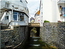 SY3492 : Lyme Regis, Buddle Bridge by Mike Faherty