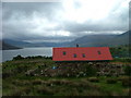 NH0193 : Red roofed house at Durnamuck by Dave Fergusson