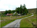 Croft house and old croft buildings at Durnamuck