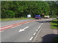 The A22 entering Forest Row