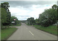 Level crossing on the A836 by Lairg Station