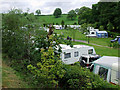 Caravan park near Cheddleton, Staffordshire