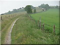TQ0512 : Approaching Rackham Hill on the South Downs Way by Peter S