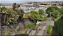 J5081 : Steps, Pickie, Bangor by Albert Bridge