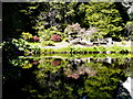 In the water garden at Novar House