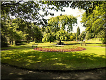 SJ9598 : Stamford Park, Floral Garden by David Dixon