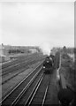 Train for Charing Cross approaches Hither Green Station