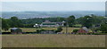 Farm buildings at Swathwick from above