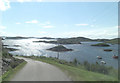 Access to fish farm on Badcall Bay