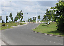 NZ3613 : Roundabout off the A67 by Pauline E