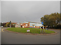 Roundabout on the A4036