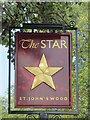 TQ2783 : Sign for The Star, St. John's Wood Terrace / Charlbert Street, NW8 by Mike Quinn