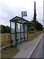 TM2863 : Bus Shelter on the B1116 Station Road by Geographer