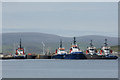 Pilot boats at Sella Ness