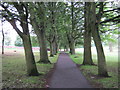 Footpath in North End Recreation Ground Darlington