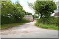 House with Public Footpath up the driveway