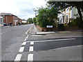 Junction of Oak Road and Obelisk Road