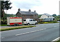 Take away hot food trailer, A40 near Cwrt-y-Gollen