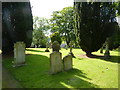 NY4455 : All Saints Church, Scotby, Graveyard by Alexander P Kapp