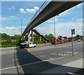 Footbridge over the A617