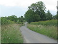 ST5429 : Combe Lane leaves Keinton Mandeville by Sarah Charlesworth