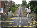 Camberley: Heathcote Road level crossing