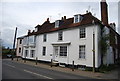 Row of Grade II listed cottages, The Hill