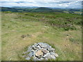 Small stone hill cairn at Lloft y Coryn on Mynydd Bodran