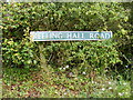 Keeling Hall Road sign