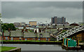 SJ8746 : City skyline, Hanley, Stoke-on-Trent by Roger  Kidd