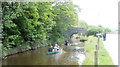 Canoeing along the canal, Brecon