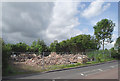 Demolished house on Goldthorn Hill, Wolverhampton