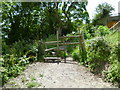 Stile on footpath north of Bramber